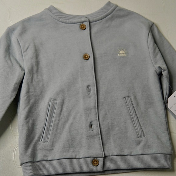 Little Co. By Lauren Conrad Other - Kids Light Gray Button-Up Jacket